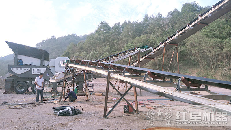 移動粉碎機油電兩用，作業(yè)效率高