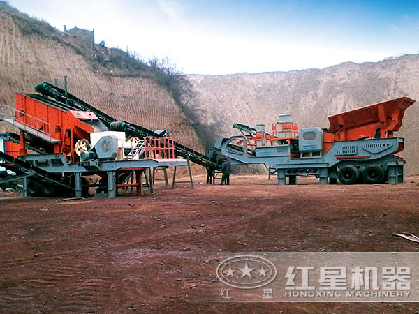 移動破碎石子機(jī) 移動破碎石子機(jī)