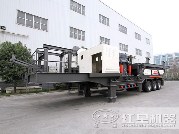 搭載圓錐破的車載粉石子機 搭載圓錐破的車載粉石子機