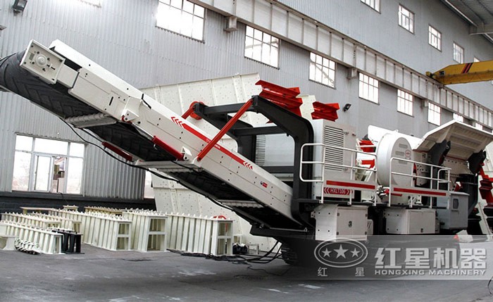 紅星移動履帶一體式破碎機應用領域廣 紅星移動履帶一體式破碎機應用領域廣