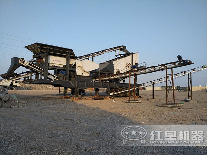 沖擊式移動(dòng)破碎站環(huán)保，綠色生產(chǎn)