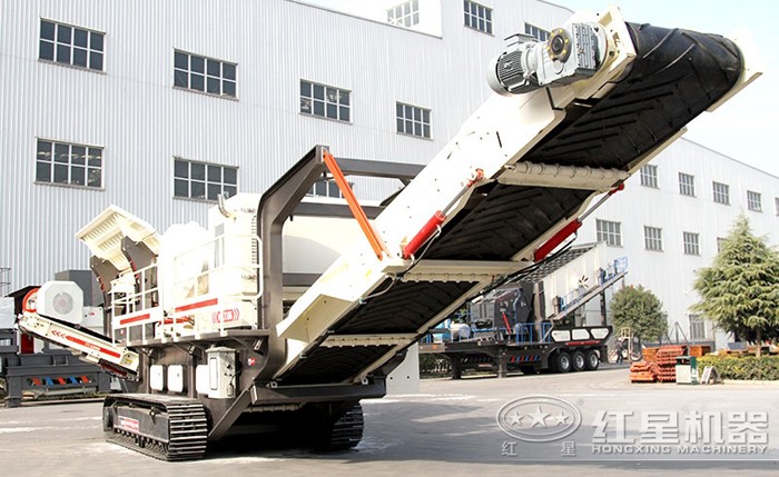 履帶式小型鄂式移動碎石機 履帶式小型鄂式移動碎石機