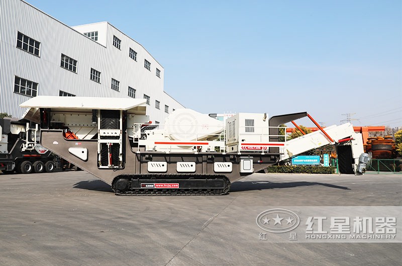 紅星大型智能化環(huán)保履帶式移動(dòng)破碎車 紅星大型智能化環(huán)保履帶式移動(dòng)破碎車