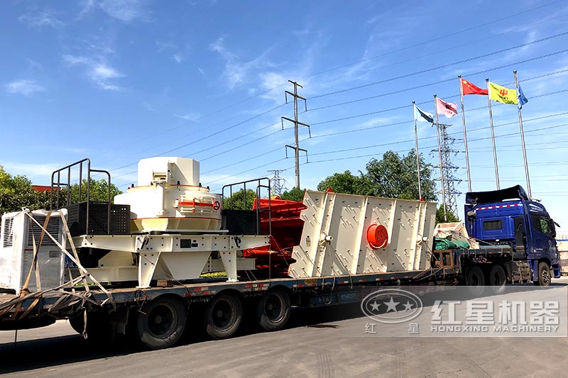 紅星石頭制砂機(jī)發(fā)貨