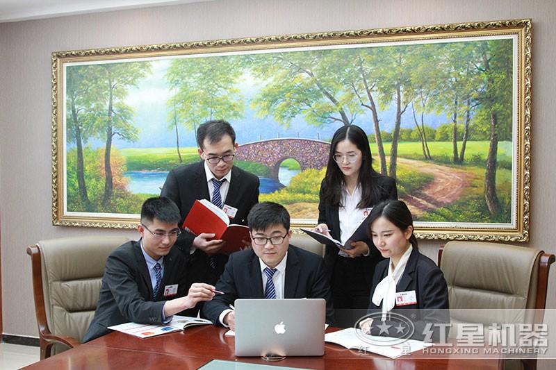 紅星為客戶設(shè)計(jì)作業(yè)方案、配備砂石廠設(shè)備