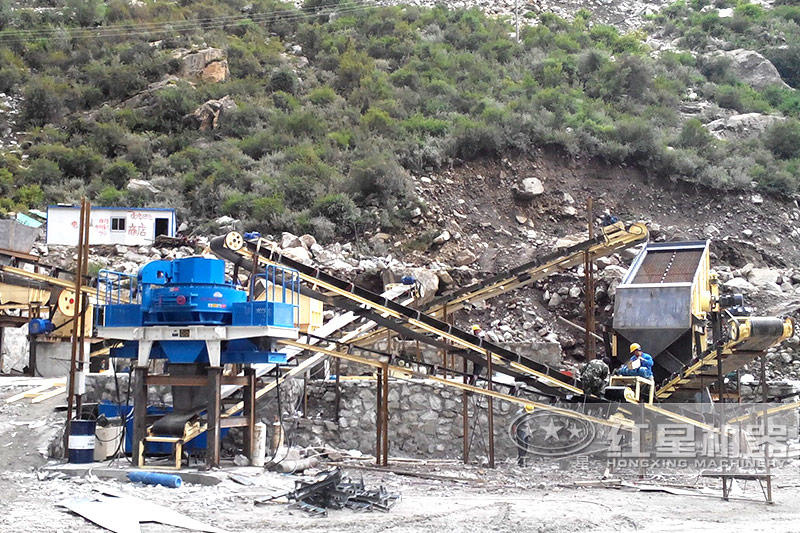 小型石料生產(chǎn)線施工圖 小型石料生產(chǎn)線施工圖