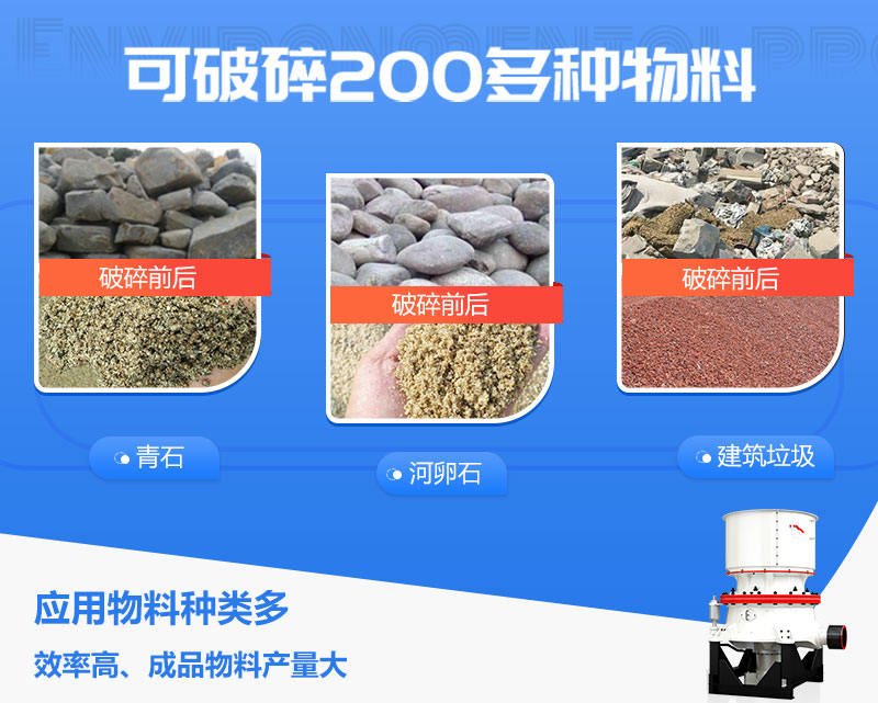 圓錐制砂機物料應用廣 圓錐制砂機物料應用廣