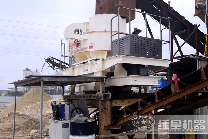 河石碎沙機設備客戶現(xiàn)場