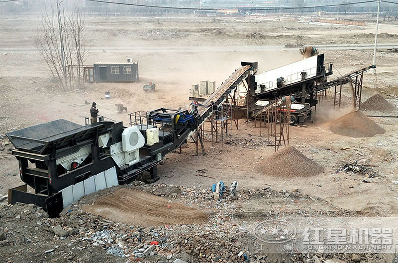 車載碎石機(jī)配置不同，成品粒度不同