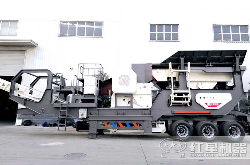 移動(dòng)式鄂式破石機(jī)，隨時(shí)移動(dòng)，智能控制