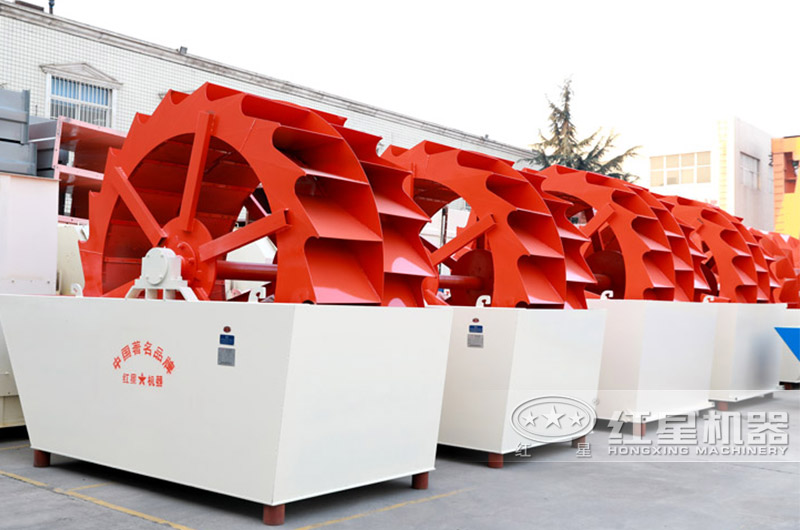 輪斗式洗砂機(jī)，洗凈度高達(dá)99%